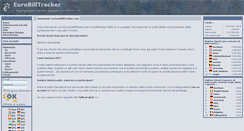 Desktop Screenshot of it.eurobilltracker.com
