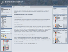 Tablet Screenshot of it.eurobilltracker.com